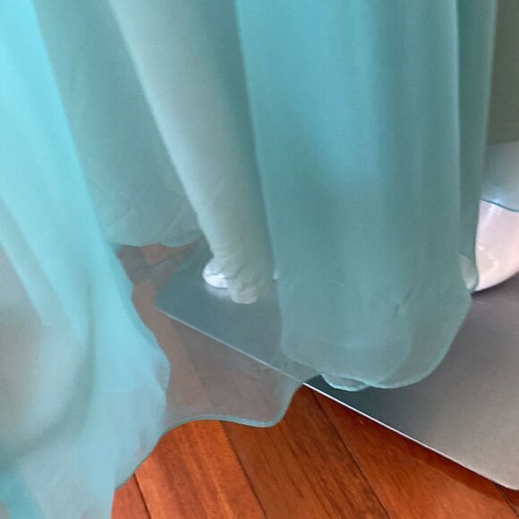 Vintage Jack Bryan 1960's Blue Chiffon Gown - Picture 5 of 11